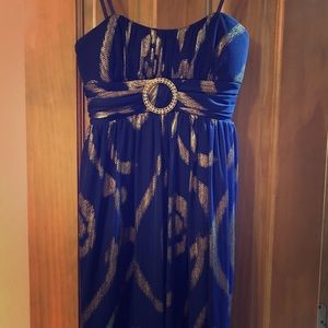 Blue dress